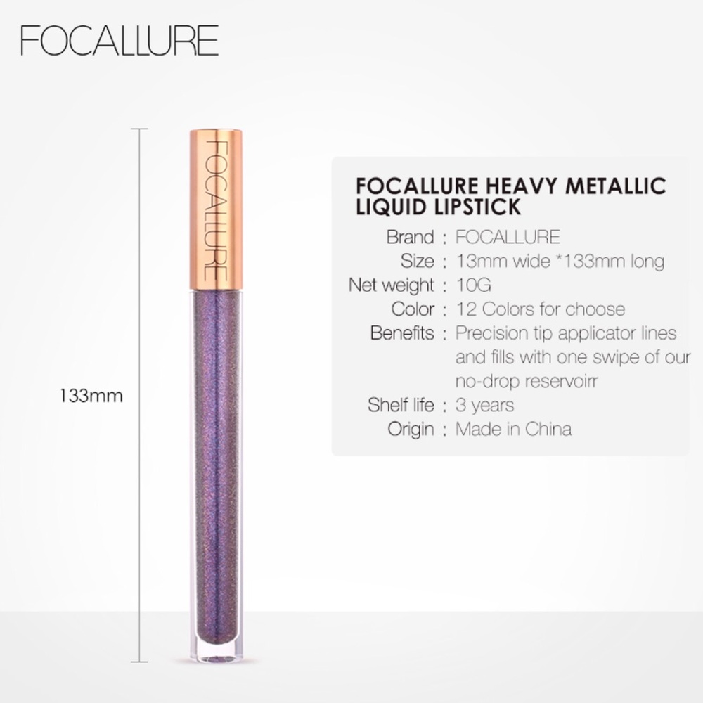 🆕📸! Metallic Pink Liquid Long-Wear Lipgloss! - Picture 5 of 8
